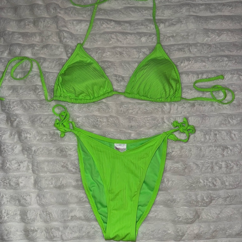 Vibrant Green Bikini Set